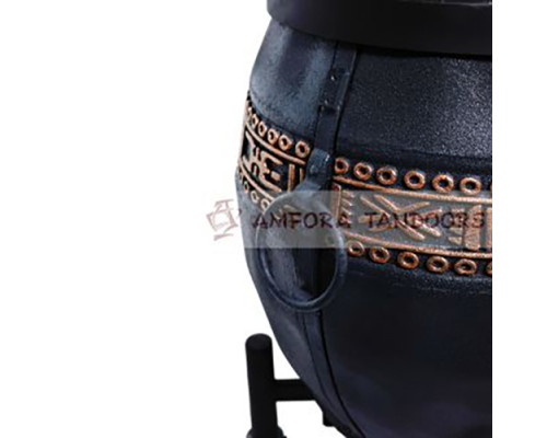 Тандыр Амфора Сармат утеплённый цвет графит