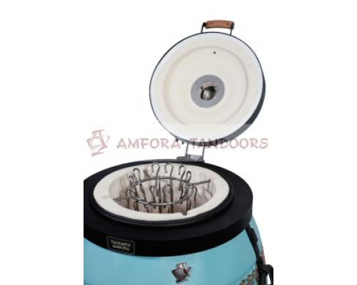 Тандыр Амфора Сармат утеплённый цвет тиффани