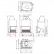 Каминная топка Astov О2С 70\50 L