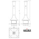 Каминная топка Astov АРТ П4С 800