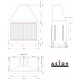 Каминная топка Astov ОПС 900