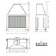 Каминная топка Astov ОПС 900