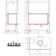 Каминная топка Astov П2С 10057