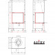 Каминная топка Astov П2С 6057
