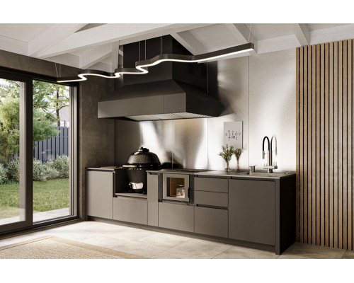 Кухня ASTOV BBQ № 11 (ширина 3330 мм) 