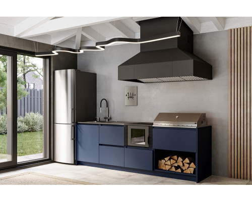 Кухня ASTOV BBQ № 12 (ширина 2640 мм) 