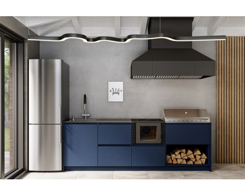 Кухня ASTOV BBQ № 12 (ширина 2640 мм) 