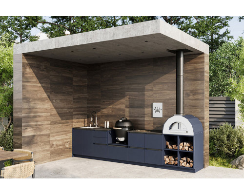 Кухня ASTOV BBQ № 14 (ширина 3800 мм) 