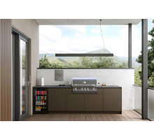 Кухня ASTOV BBQ № 15 (ширина 3050 мм) 