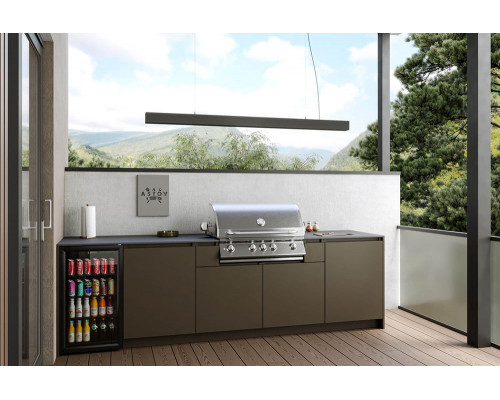 Кухня ASTOV BBQ № 15 (ширина 3050 мм) 