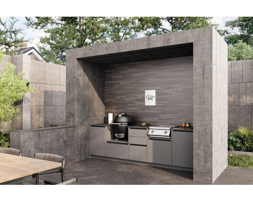 Кухня ASTOV BBQ № 17 (ширина 2840 мм) 