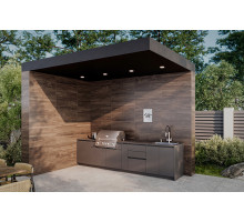 Кухня ASTOV BBQ № 2 (ширина 3440 мм) 