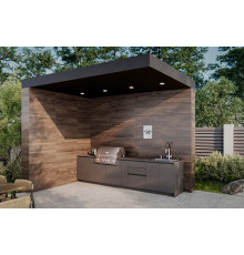 Кухня ASTOV BBQ № 2 (ширина 3440 мм) 