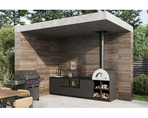 Кухня ASTOV BBQ № 20 (ширина 3200 мм)