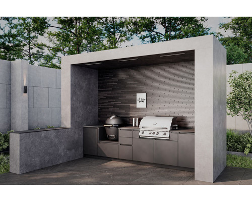 Кухня ASTOV BBQ № 3 (ширина 3340 мм)
