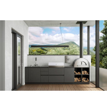 Кухня ASTOV BBQ № 4 (ширина 3300 мм) 