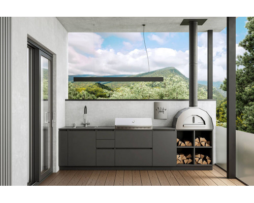 Кухня ASTOV BBQ № 4 (ширина 3300 мм) 