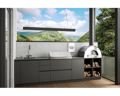 Кухня ASTOV BBQ № 4 (ширина 3300 мм) 