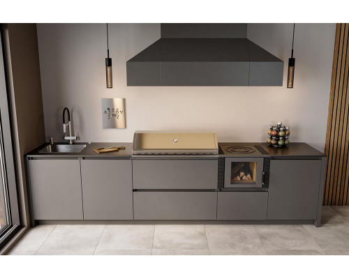 Кухня ASTOV BBQ № 5 (ширина 3500 мм) 