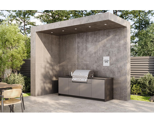 Кухня ASTOV BBQ № 6 (ширина 2440 мм) 