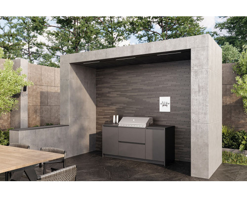 Кухня ASTOV BBQ № 8 (ширина 2040 мм) 