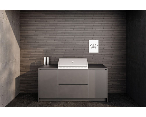 Кухня ASTOV BBQ № 8 (ширина 2040 мм) 