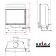 Каминная топка Astov М 700