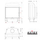 Каминная топка Astov МЛ 700