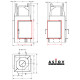 Каминная топка Astov П4С 440