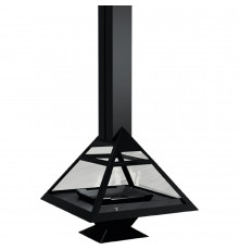 Подвесной камин Aves 31 Сиена центральный со стеклом