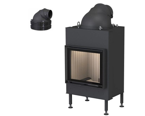 Каминная топка Brunner BKH 5.0 flat 42-50 DT с чугунным дымосборником 200 мм с кольцами Каминная топка Brunner BKH 5.0 flat 42-50 DT с чугунным дымосборником 200 мм с кольцами