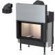 Каминная топка Brunner BKH 5.0 flat 42-98 ST с чугунным дымосборником 200 мм с кольцами