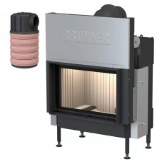 Каминная топка Brunner BKH 5.0 flat 42-98 ST с модульным аккумулятором