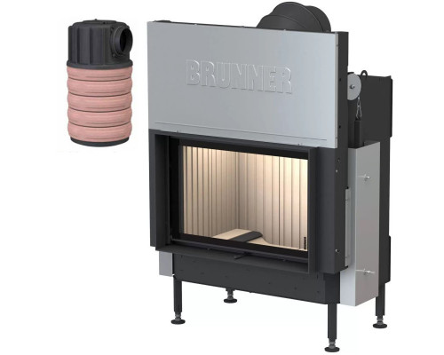 Каминная топка Brunner BKH 5.0 flat 42-98 ST с модульным аккумулятором