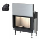 Каминная топка Brunner BKH 5.0 flat 50-82 ST с чугунным дымосборником 200 мм с кольцами