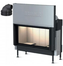 Каминная топка Brunner BKH 5.0 flat 50-98 ST-с чугунным дымосборником 200 мм с кольцами