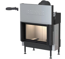 Каминная топка Brunner BKH 5.0 flat 42-66 ST с дымосборником высотой 180 мм