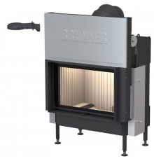 Каминная топка Brunner BKH 5.0 flat 42-66 ST с дымосборником высотой 180 мм