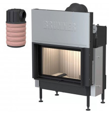 Каминная топка Brunner BKH 5.0 flat 42-66 ST с модульным аккумулятором