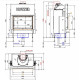 Каминная топка Brunner BKH 5.0 flat 42-66 ST