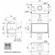 Закрытая топка с прямым стеклом M-Design Венус 850 Грин Плюс