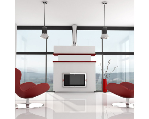 Закрытая топка с прямым стеклом M-Design Интерра 74 Закрытая топка с прямым стеклом M-Design Интерра 74