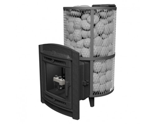 Печь Атмосфера XL сетка нержавейка с газовой горелкой для бани