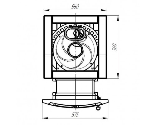 Печь Атмосфера L в облицовке Талькохлорит для бани