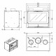 Каминная топка Rocal Rcr 70 A
