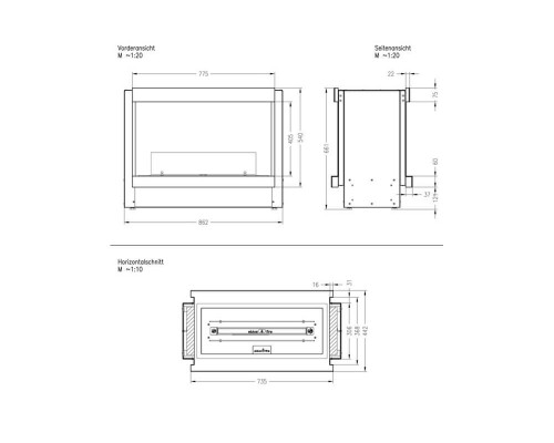 Биокамин Spartherm Ebios-fire FD Биокамин Spartherm Ebios-fire FD