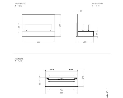 Биокамин Spartherm Quadra Wall Биокамин Spartherm Quadra Wall