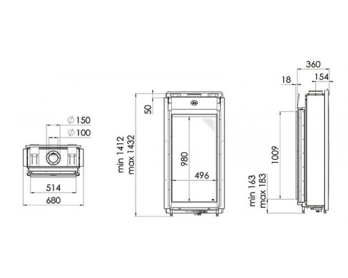 Камин Spartherm Excellence 50XT Камин Spartherm Excellence 50XT