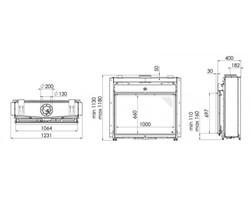 Камин Spartherm Maestro 100 RCH Камин Spartherm Maestro 100 RCH
