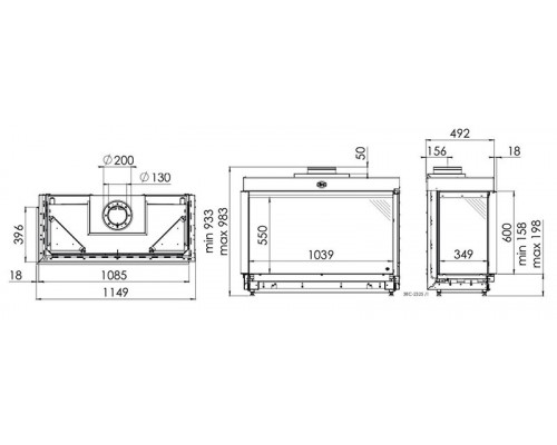 Камин Spartherm Maestro 105/2 Камин Spartherm Maestro 105/2